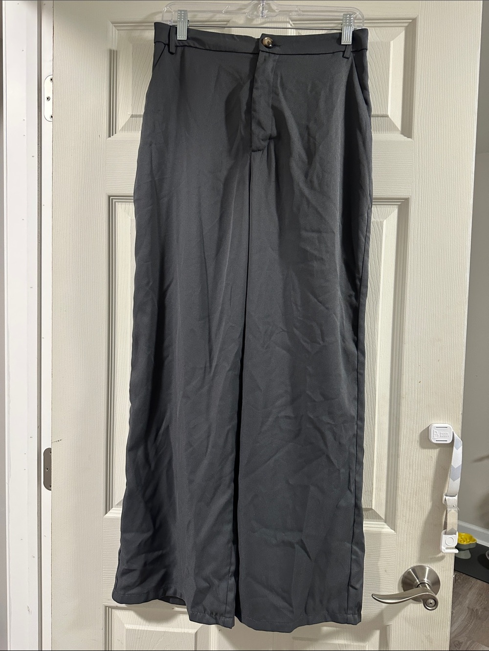 Women’s Classic Wide-Leg Dress Pants - Charcoal